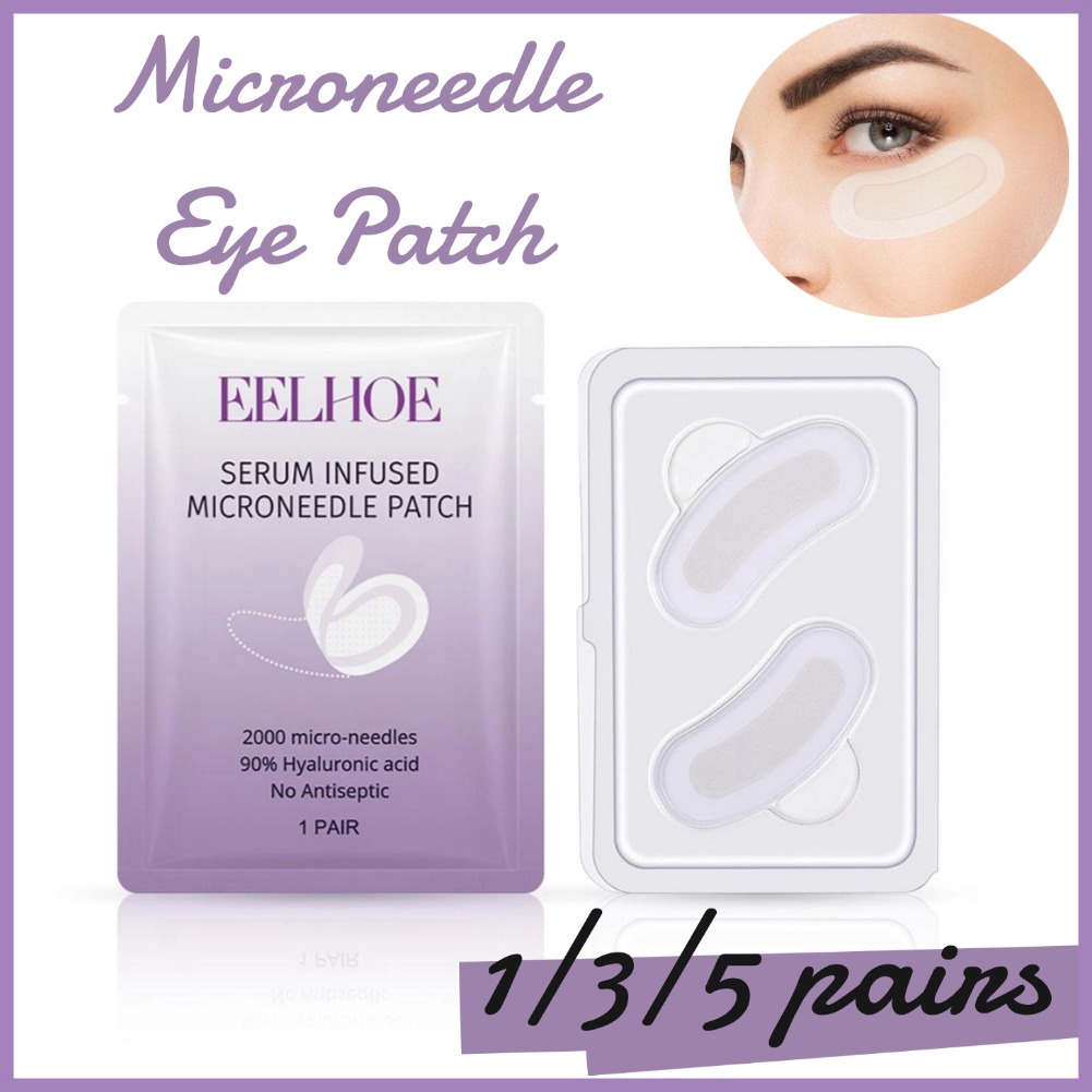 Microneedle Patch Eye - Masker mata kolagen Microneedle, tempelan mata