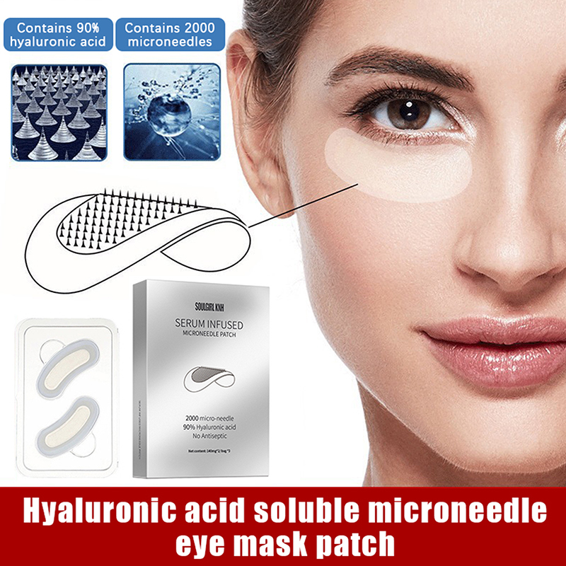 Microneedle Patch Eye - 1/3 Pasang Masker Penutup Mata Microneedle