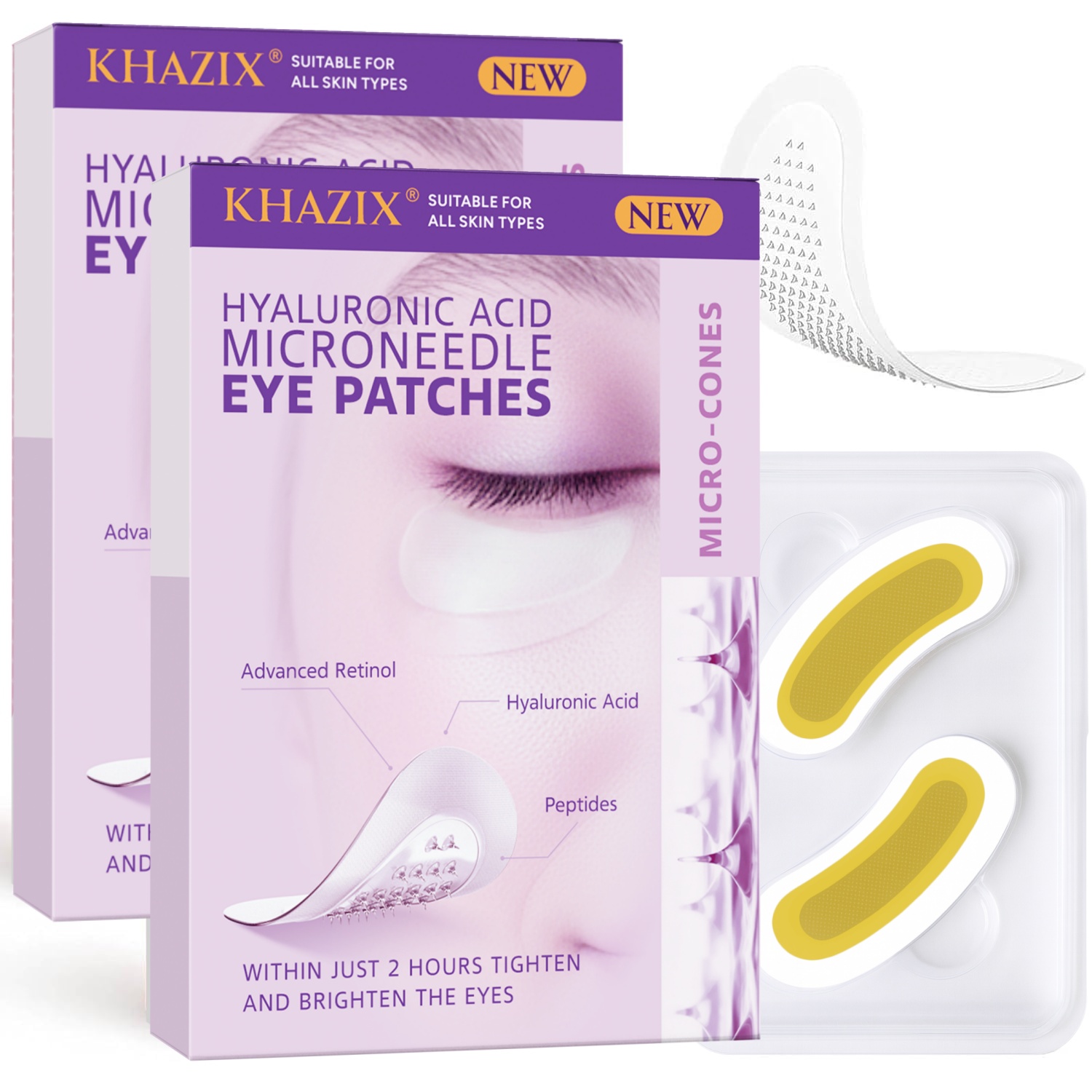 Microneedle Patch Eye - Patch Mata Retinol Microneedle dengan Asam