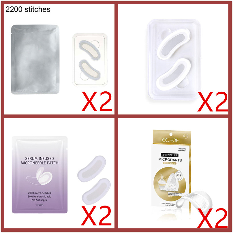 Microneedle Patch Eye - 2 Pasang Masker Mata Micro-needle Anti-Kerut,