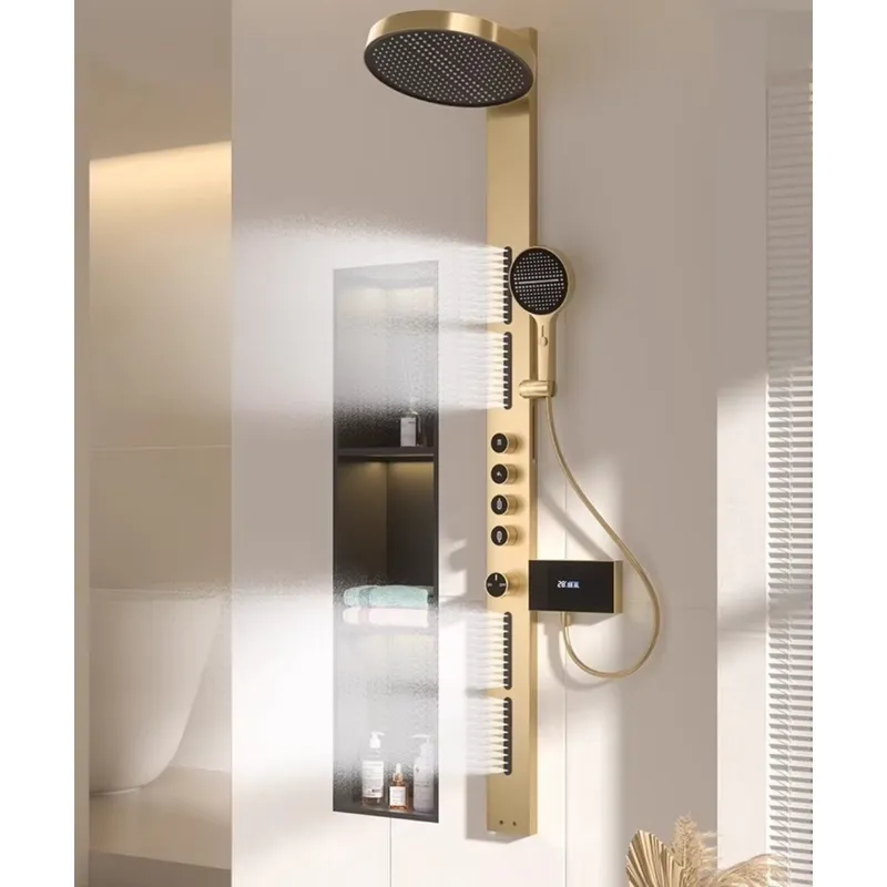 Spa & Wellness Hotel Diament Ustroń Zdjęcia - Set Panel Shower Brass Rainfall dengan