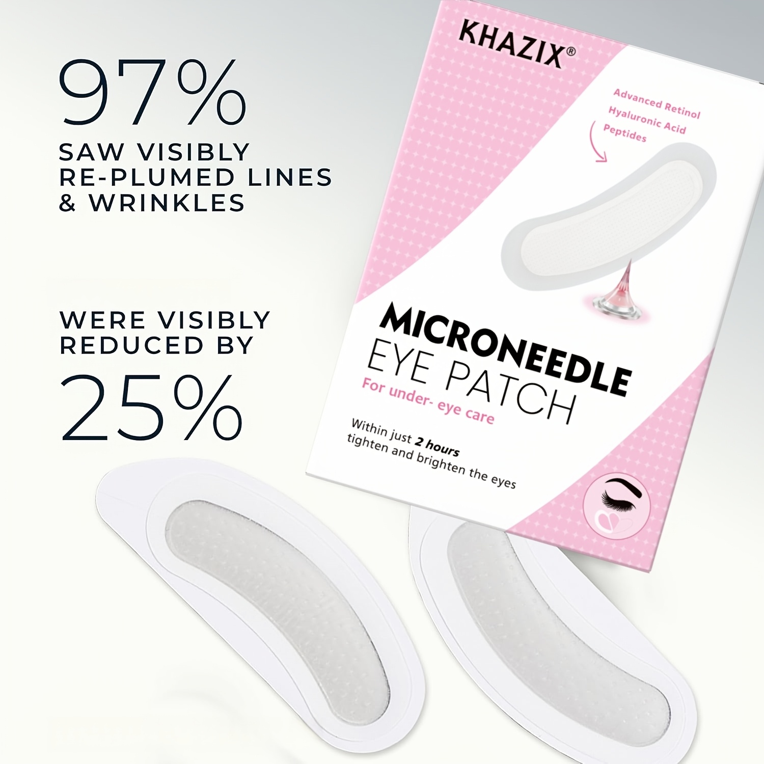 2 buah penutup mata microneedl - Microneedle Patch Eye ulasan dan harga