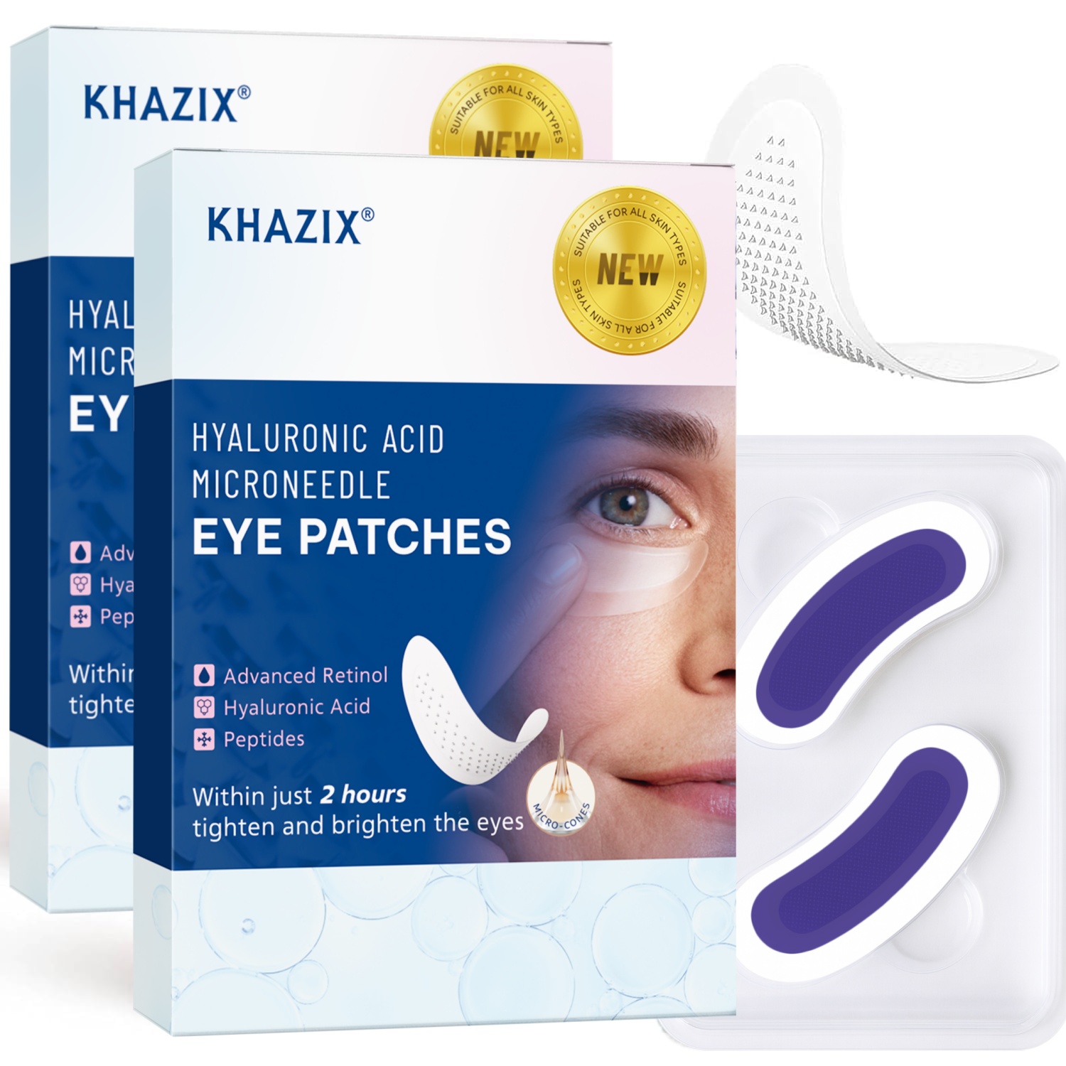 Patch Mata Retinol Microneedle - Microneedle Patch Eye ulasan dan harga