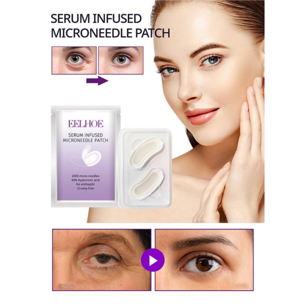 Patch Mask Mata Mikro-Needle,  - Microneedle Patch Eye ulasan dan harga