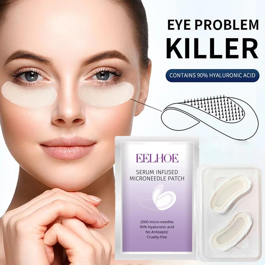 1 pasang Masker Mata jarum mik - Microneedle Patch Eye ulasan dan harga