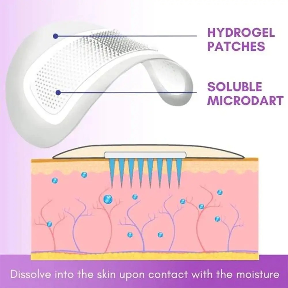 1 pasang Masker Mata jarum mik - Microneedle Patch Eye ulasan dan harga
